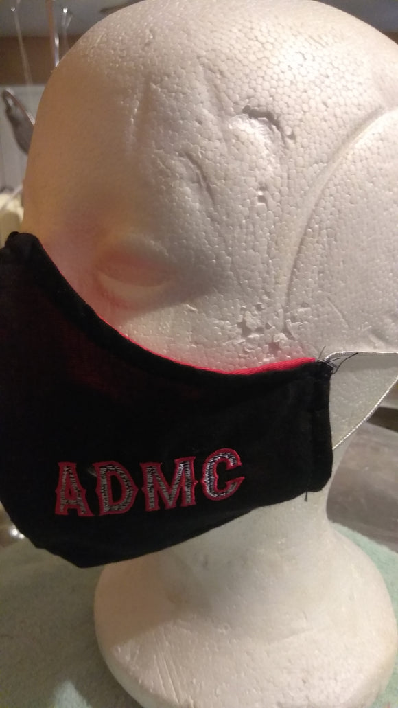 Custom Face Mask With Embroideery