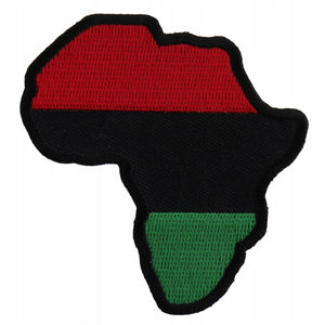 African Map Patch - 3x3 inch P1527