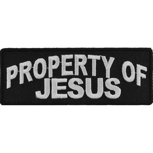 Property Of Jesus Christian Patch - 4x1.5 inch P3479