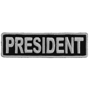 President Patch 3.5 Inch White - 3.5x1 inch P3708