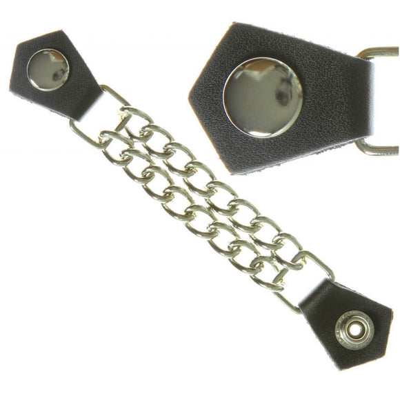 Shiny Plain Vest Extender - 6 inch VX-205